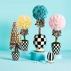 MacKenzie-Childs Aqua Topiary Drop In - Small