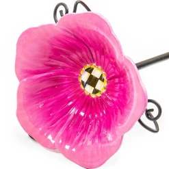Clearance MacKenzie-Childs Avant Garden Birdbath Stake - Pink