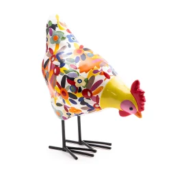 New MacKenzie-Childs Avant Garden Chicken - Floral