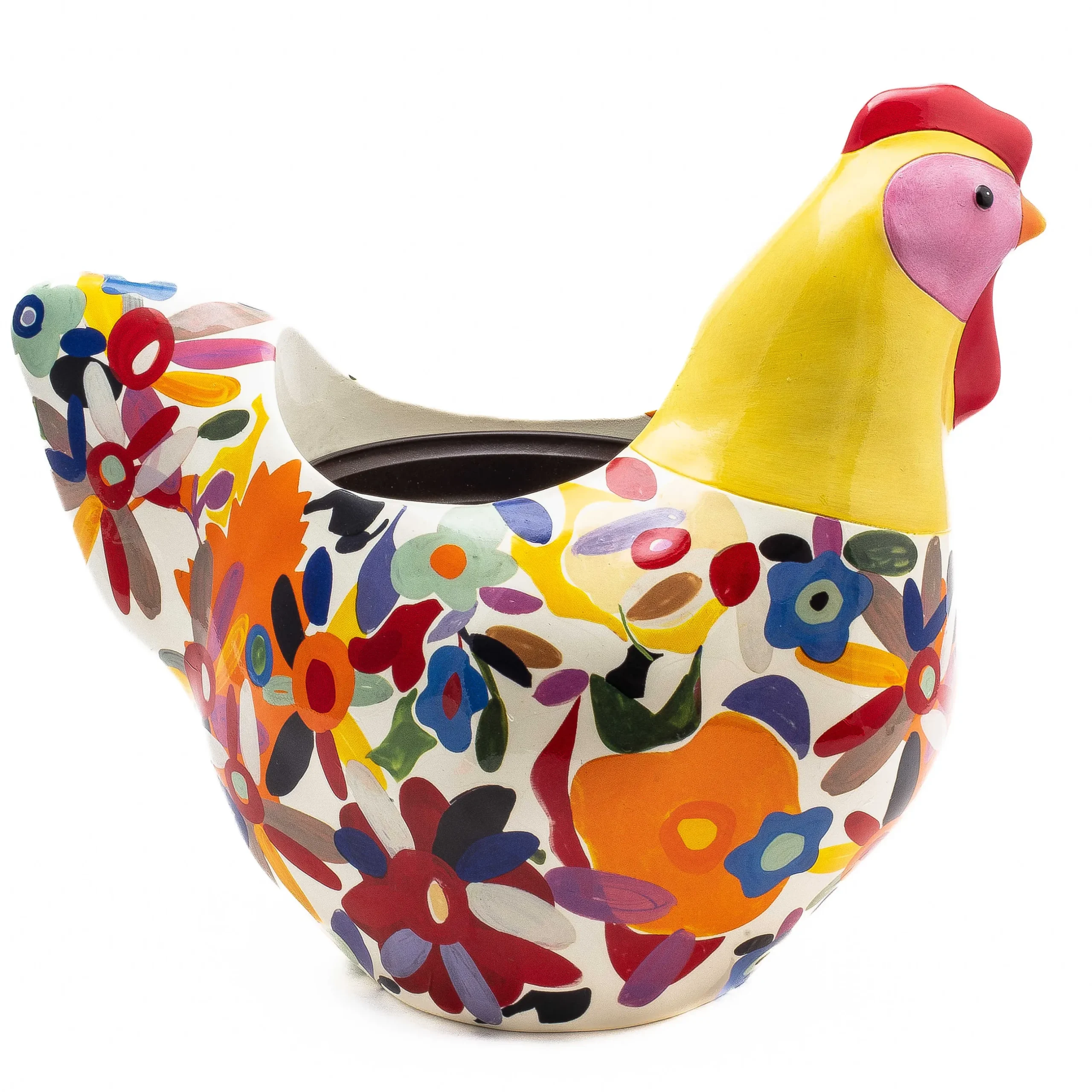 Online MacKenzie-Childs Avant Garden Chicken Planter - Floral
