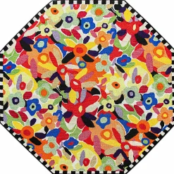 Outlet MacKenzie-Childs Avant Garden Indoor/Outdoor Rug - 6' Octagon