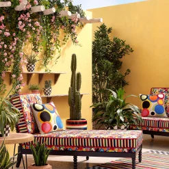 Online MacKenzie-Childs Avant Garden Outdoor Loveseat