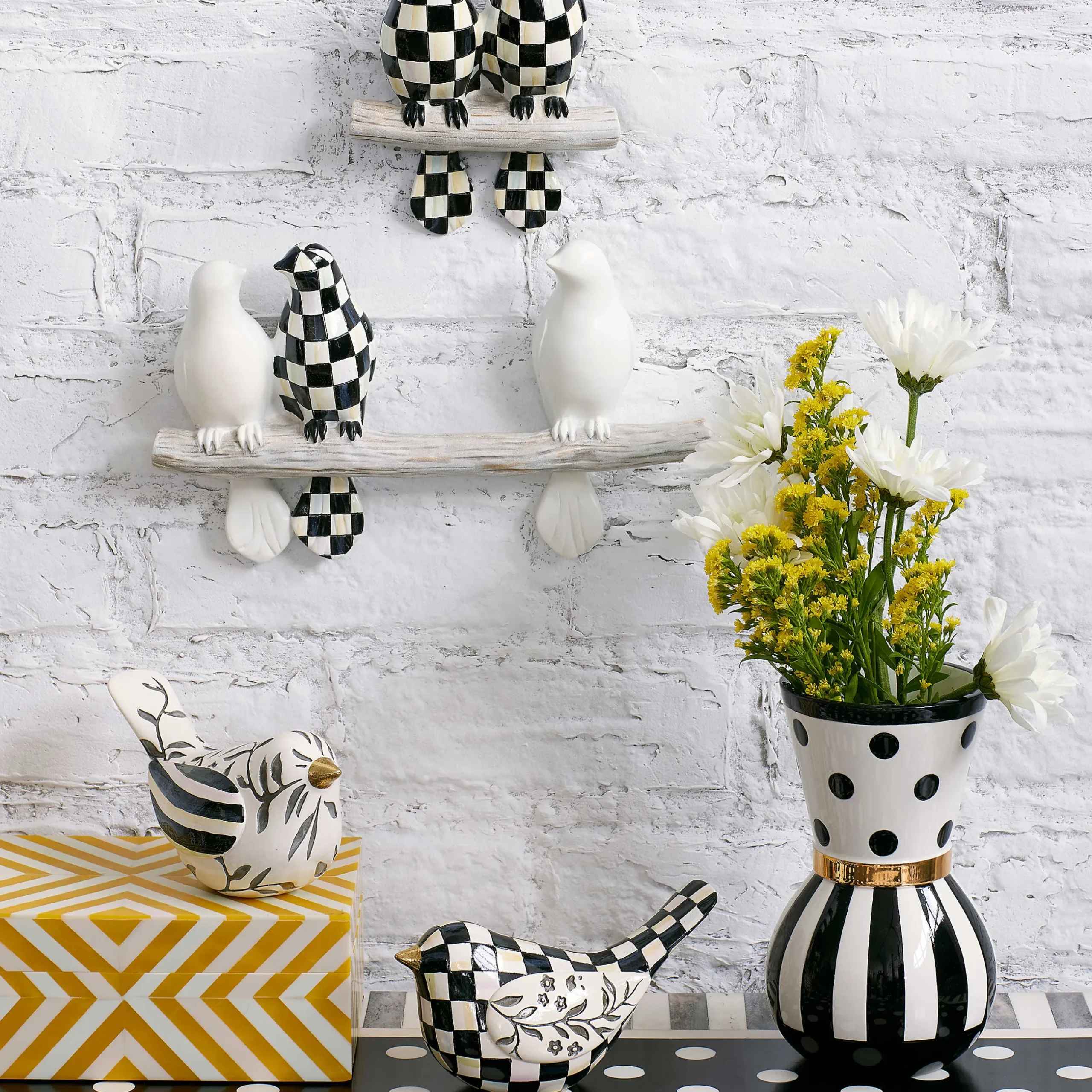Hot MacKenzie-Childs Aviary Birds - Set Of 2