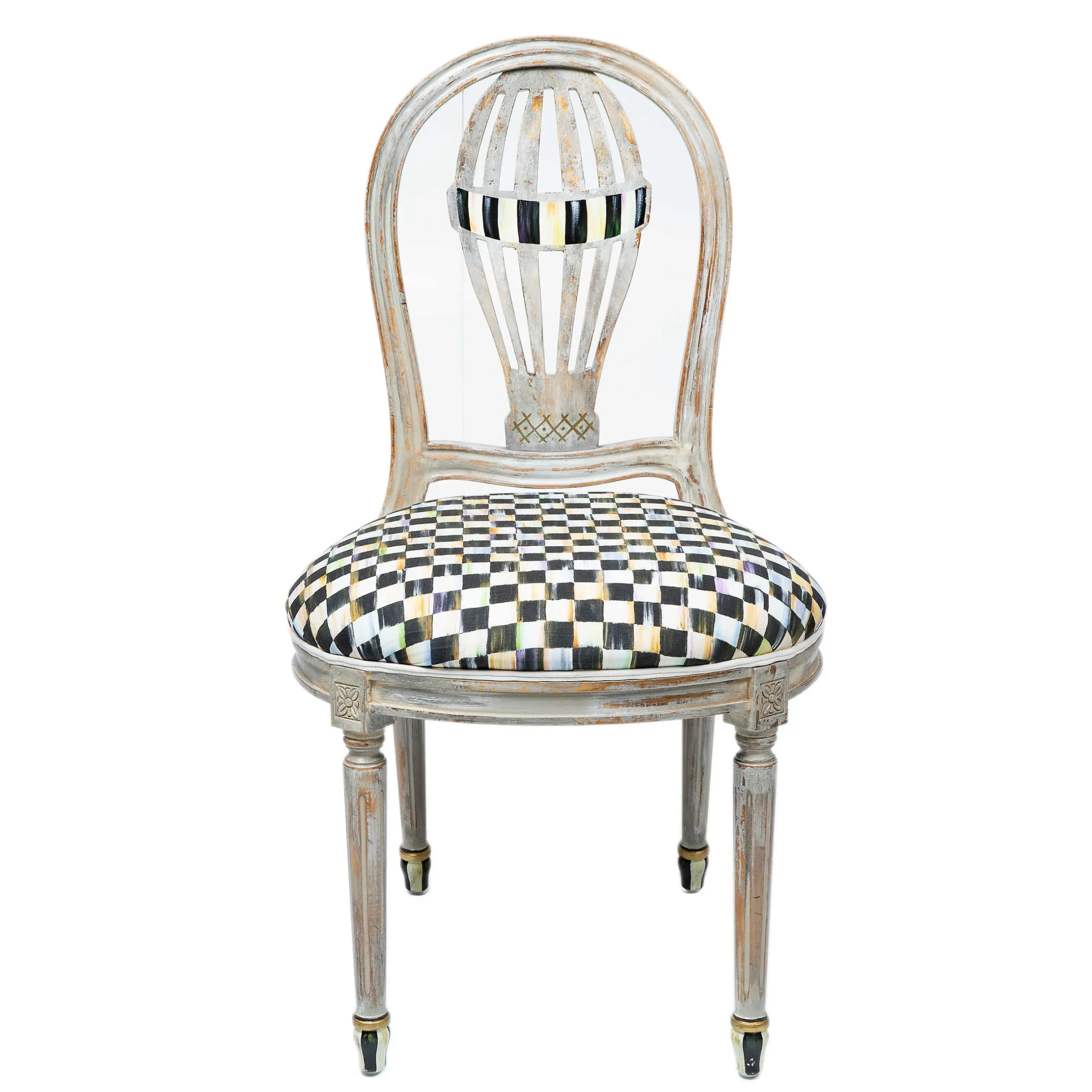 Clearance MacKenzie-Childs Balloon Dining Chair