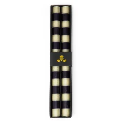 Clearance MacKenzie-Childs Bands Dinner Candles - Navy - Set Of 2