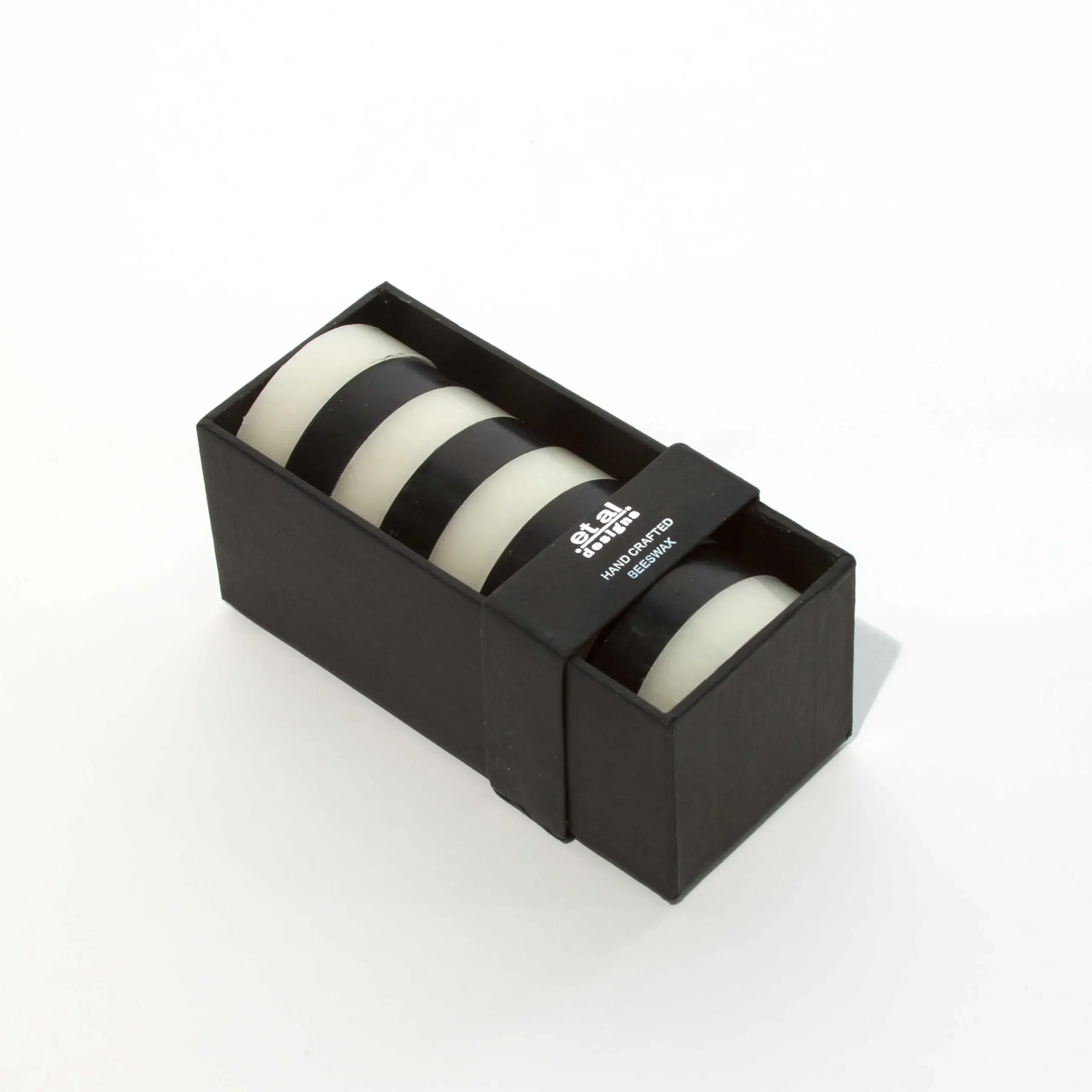 Online MacKenzie-Childs Bands Pillar Candle - 6" - Black & Ivory