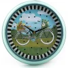 Outlet MacKenzie-Childs Bike Ride Wall Clock