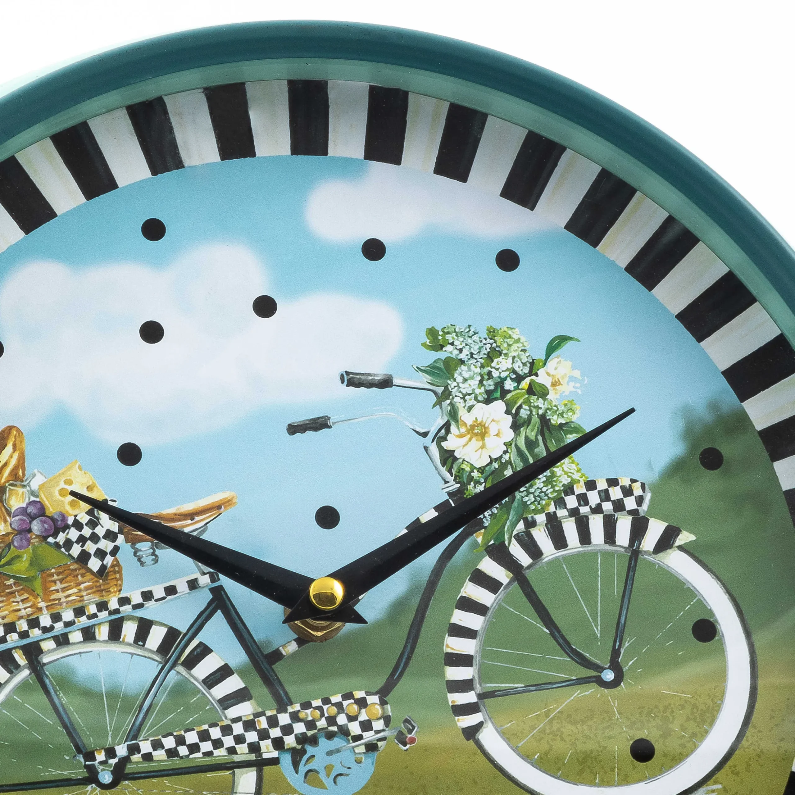 Outlet MacKenzie-Childs Bike Ride Wall Clock