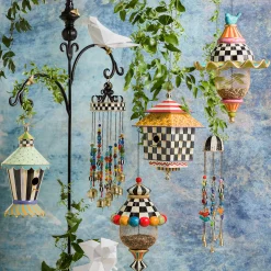 Clearance MacKenzie-Childs Bird And Beads Wind Chimes
