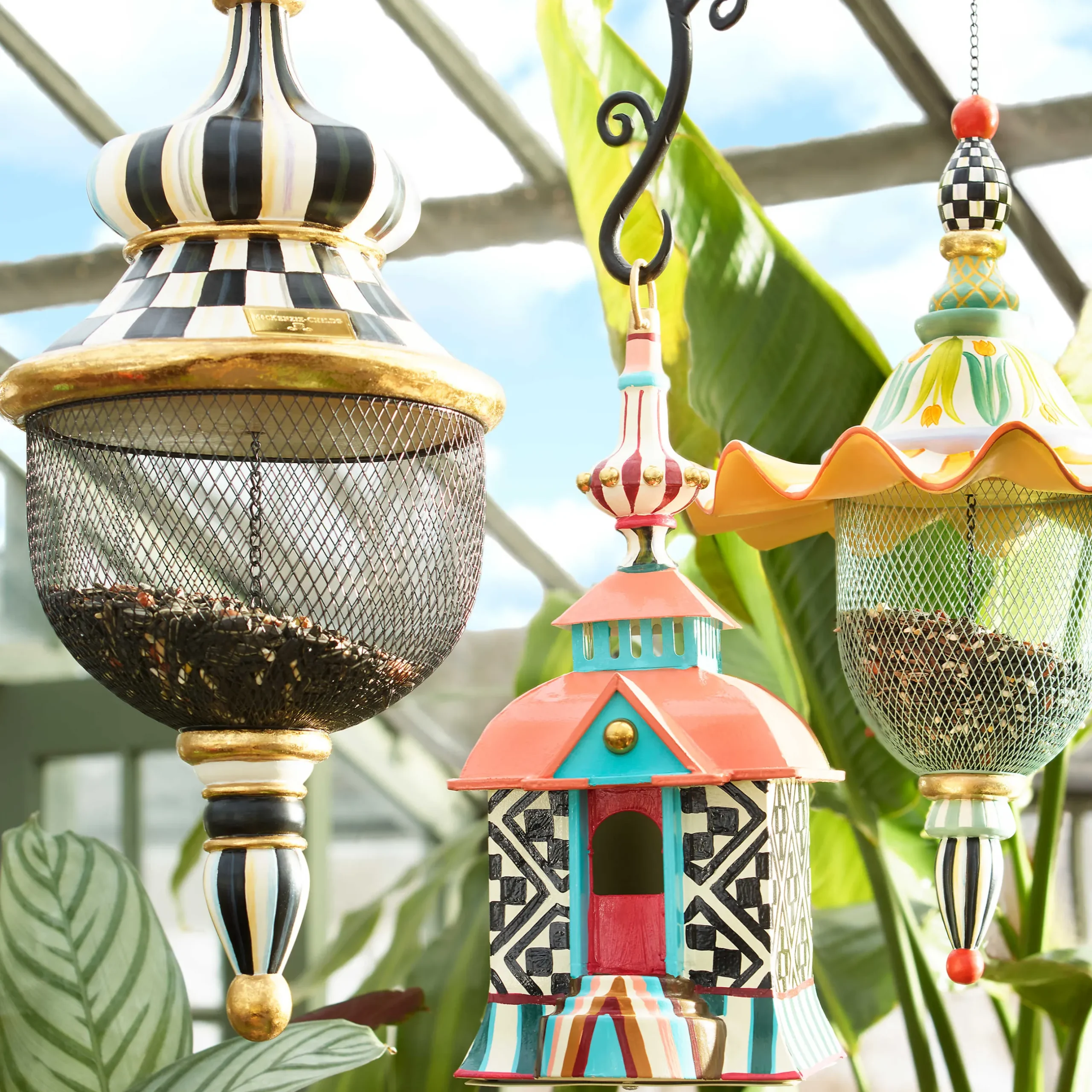 Hot MacKenzie-Childs Birdhouse Hook