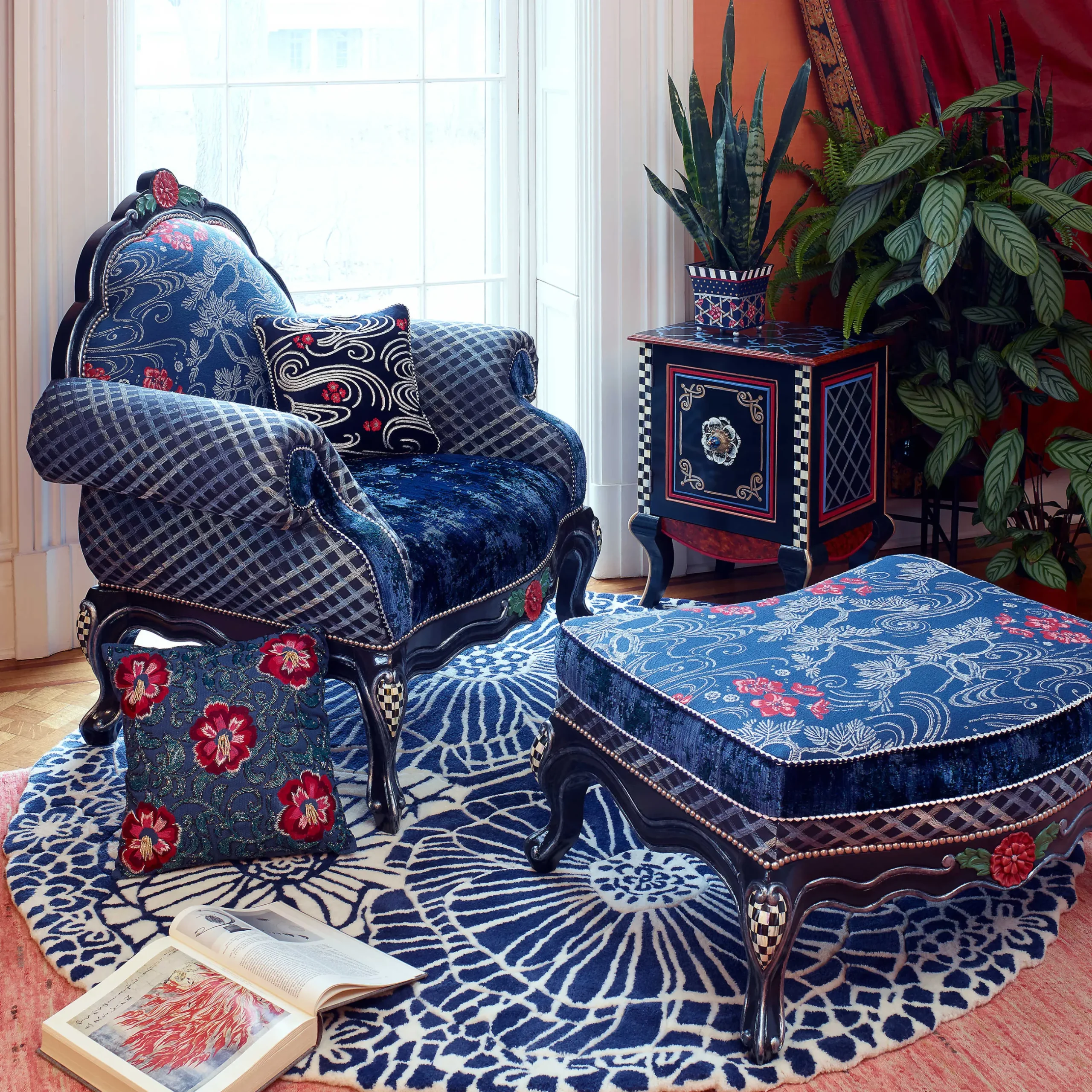 New MacKenzie-Childs Bluetopia Chair