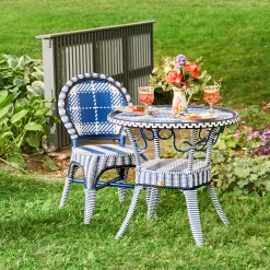 Online MacKenzie-Childs Boathouse Outdoor Cafe Table
