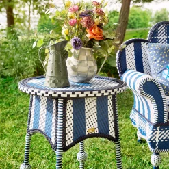 Online MacKenzie-Childs Boathouse Outdoor End Table