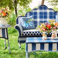 Discount MacKenzie-Childs Boathouse Outdoor Loveseat