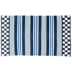 Best MacKenzie-Childs Boathouse Outdoor Striped Rug - 3' X 5'