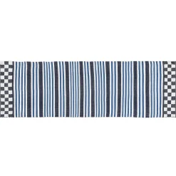 Outlet MacKenzie-Childs Boathouse Outdoor Striped Rug - 2'6" X 8' Runner