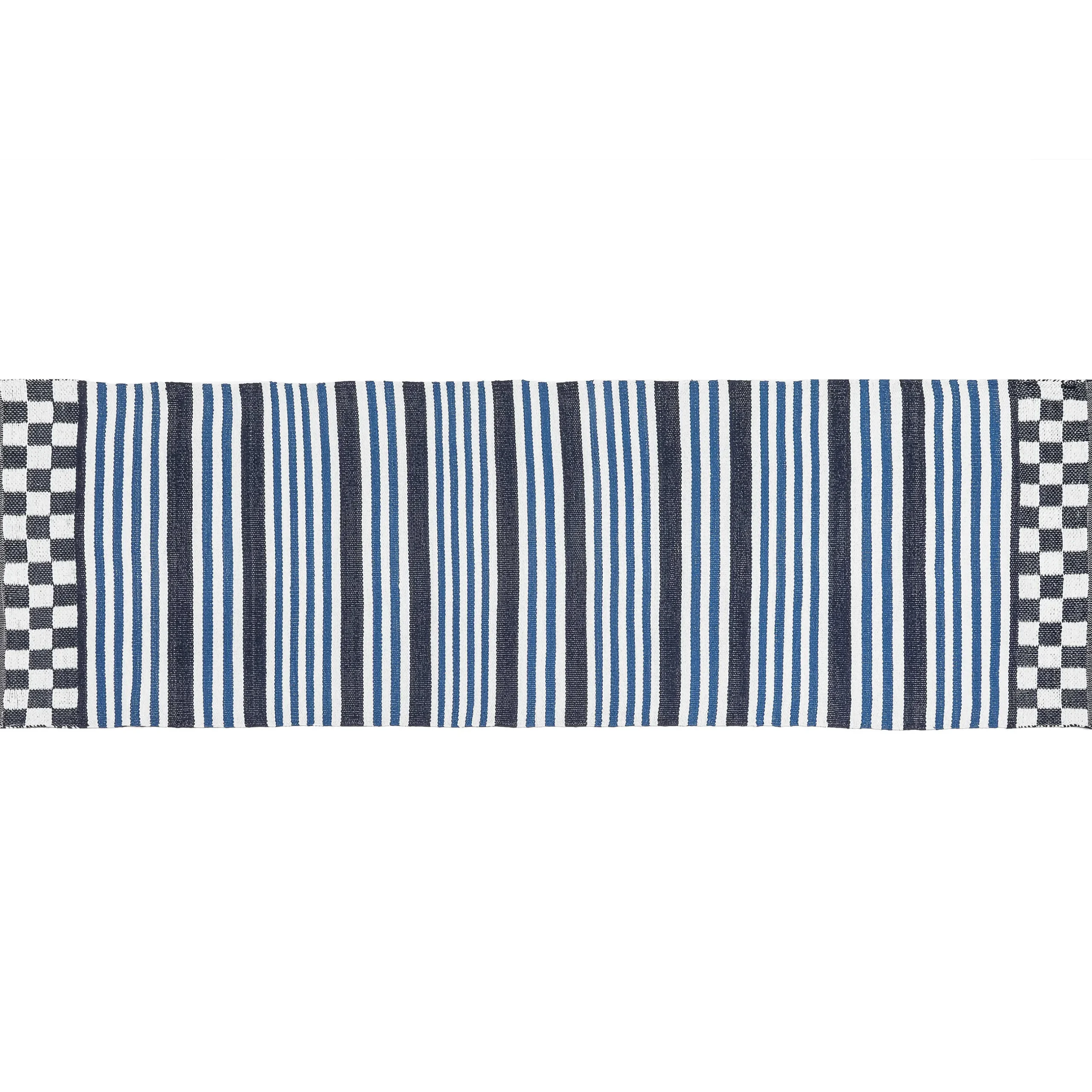 Outlet MacKenzie-Childs Boathouse Outdoor Striped Rug - 2'6" X 8' Runner
