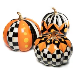 Best MacKenzie-Childs Boo Courtly Check Pumpkin