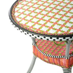 Sale MacKenzie-Childs Breezy Poppy Outdoor Cafe Table