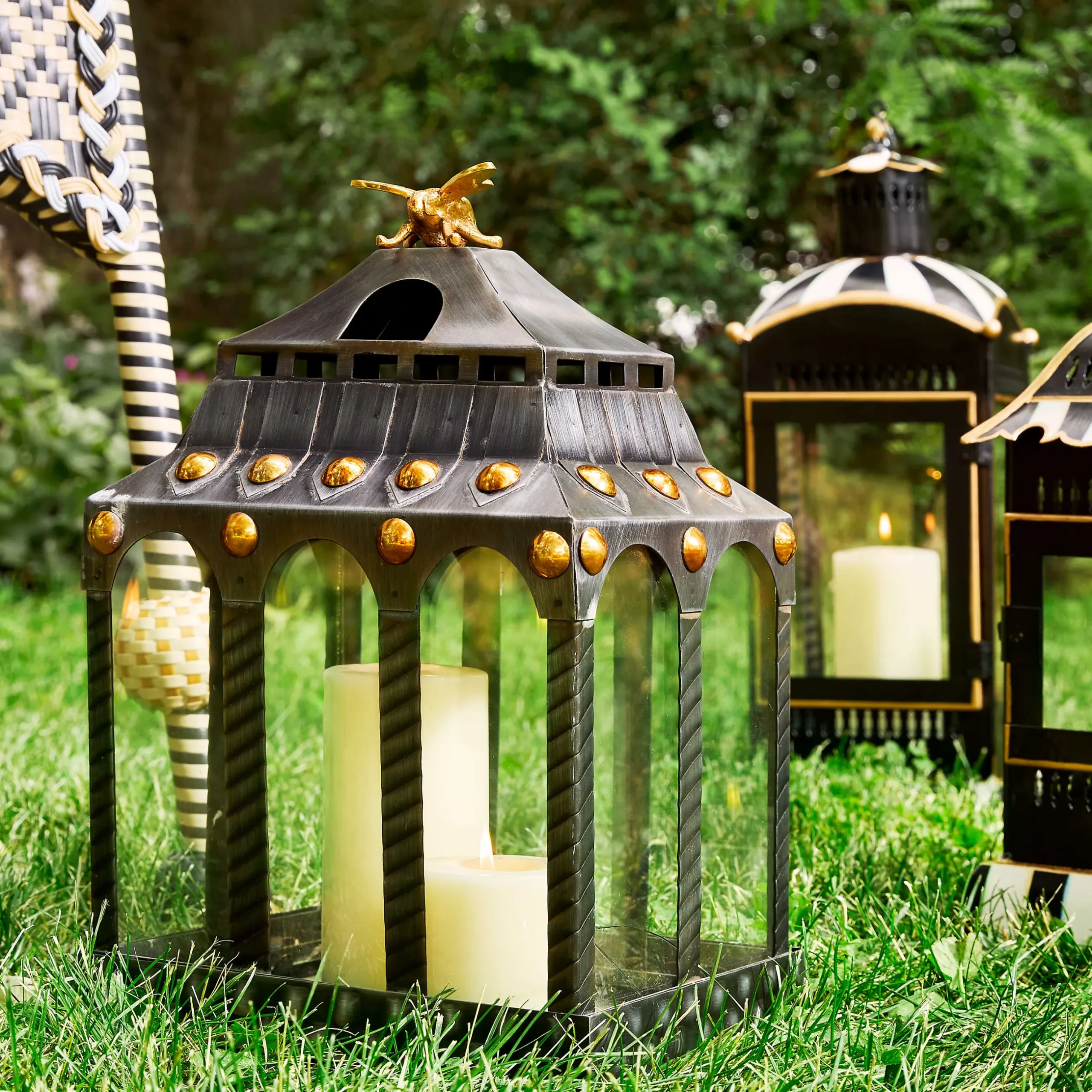 Discount MacKenzie-Childs Busy Bee Lantern