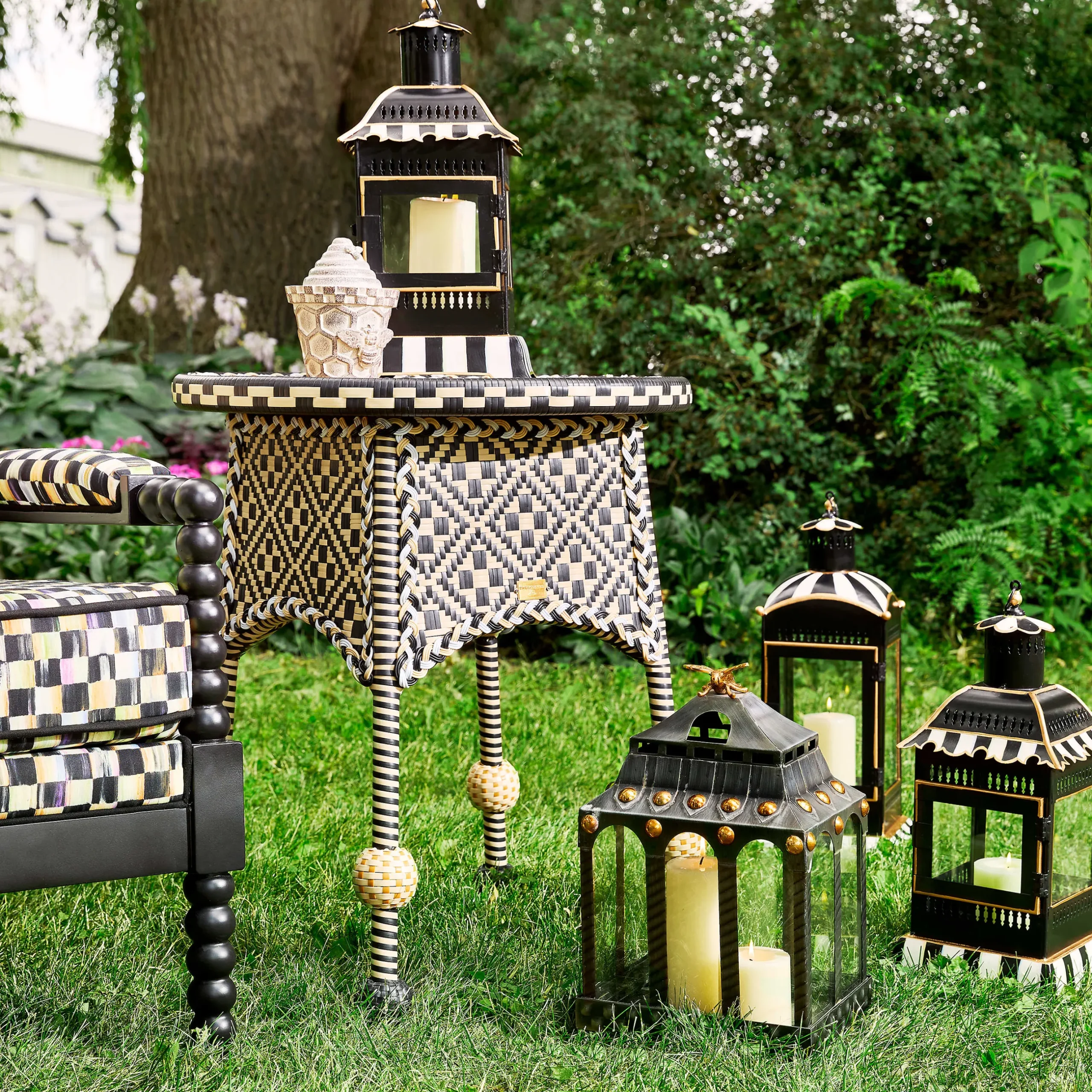 Discount MacKenzie-Childs Busy Bee Lantern