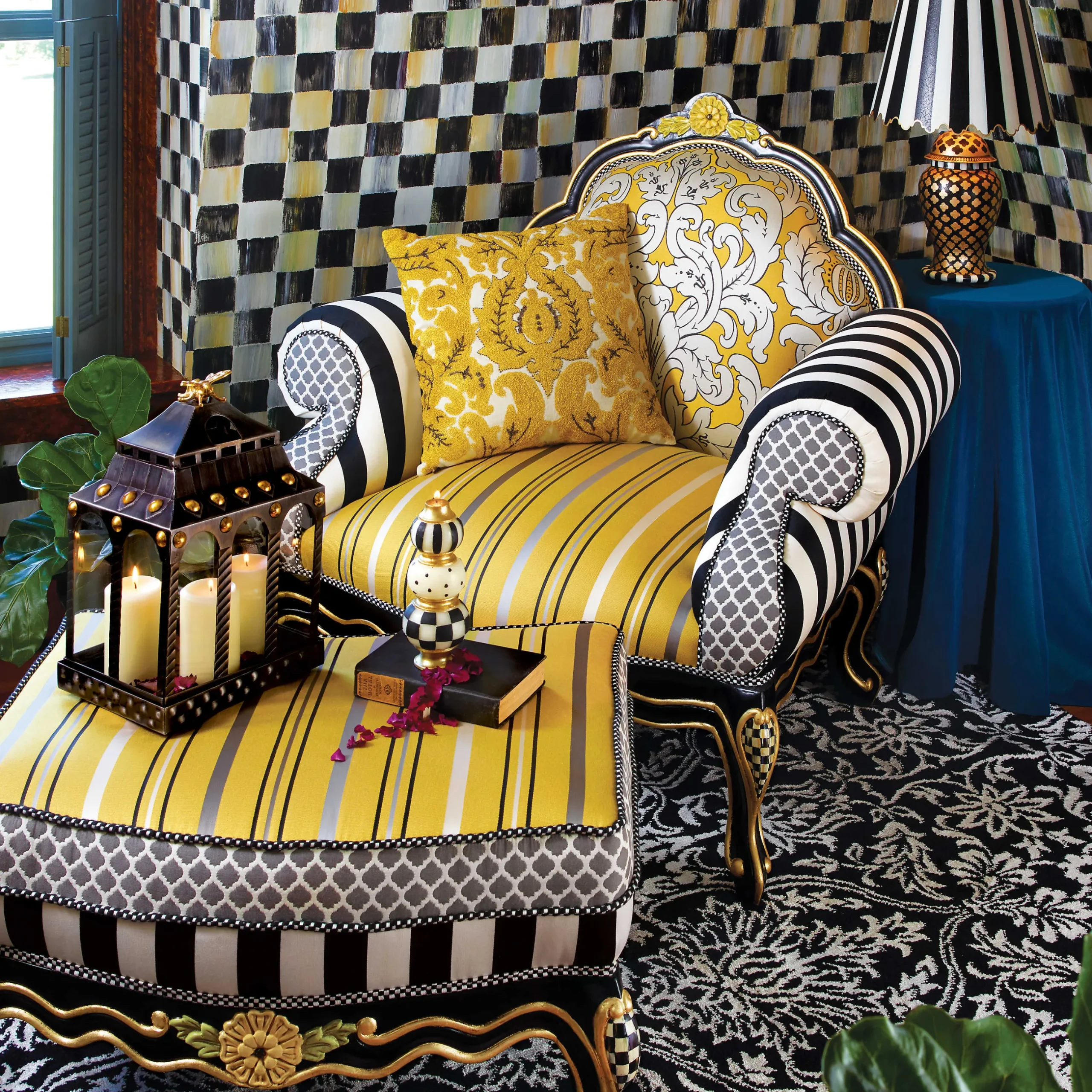 Discount MacKenzie-Childs Busy Bee Lantern