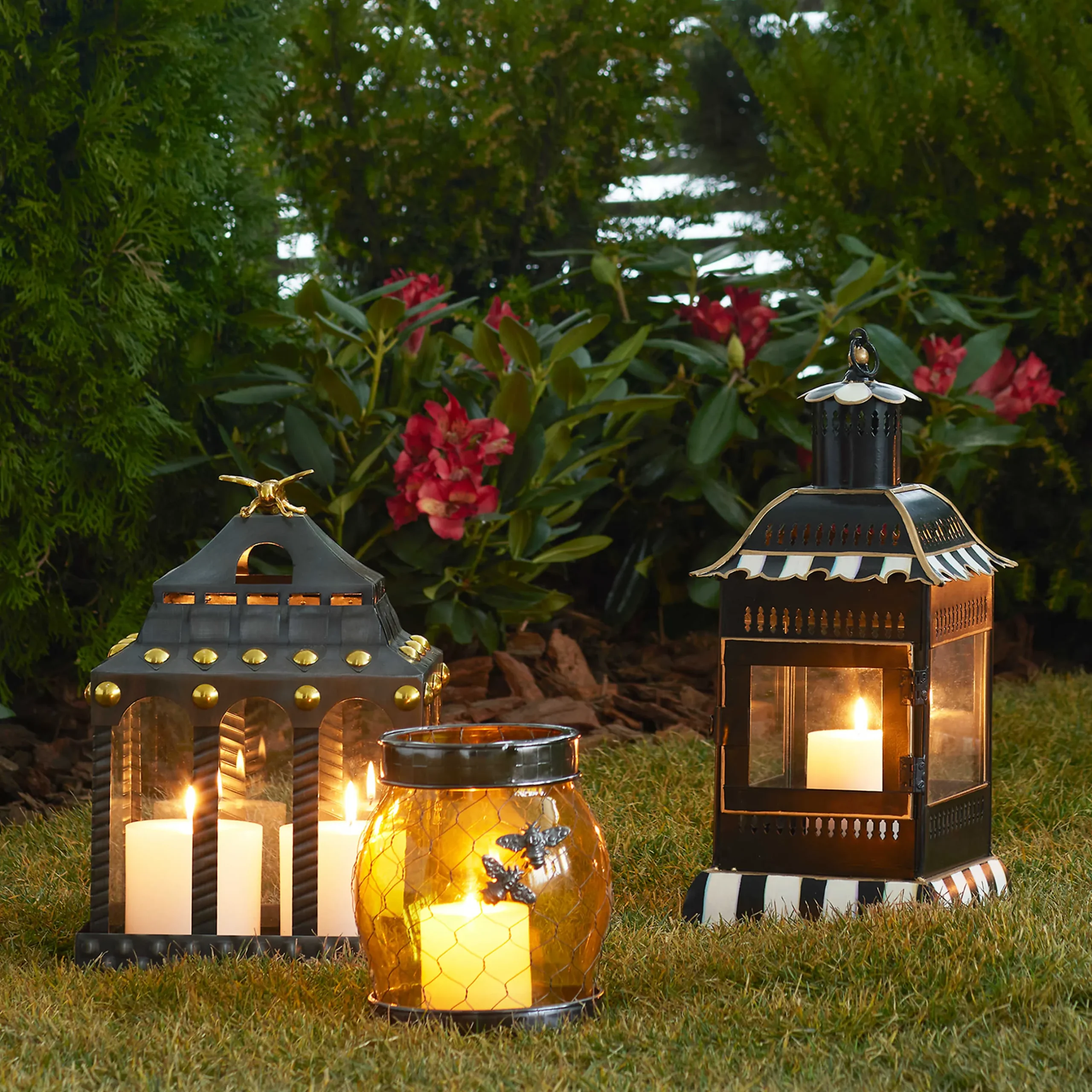 Discount MacKenzie-Childs Busy Bee Lantern