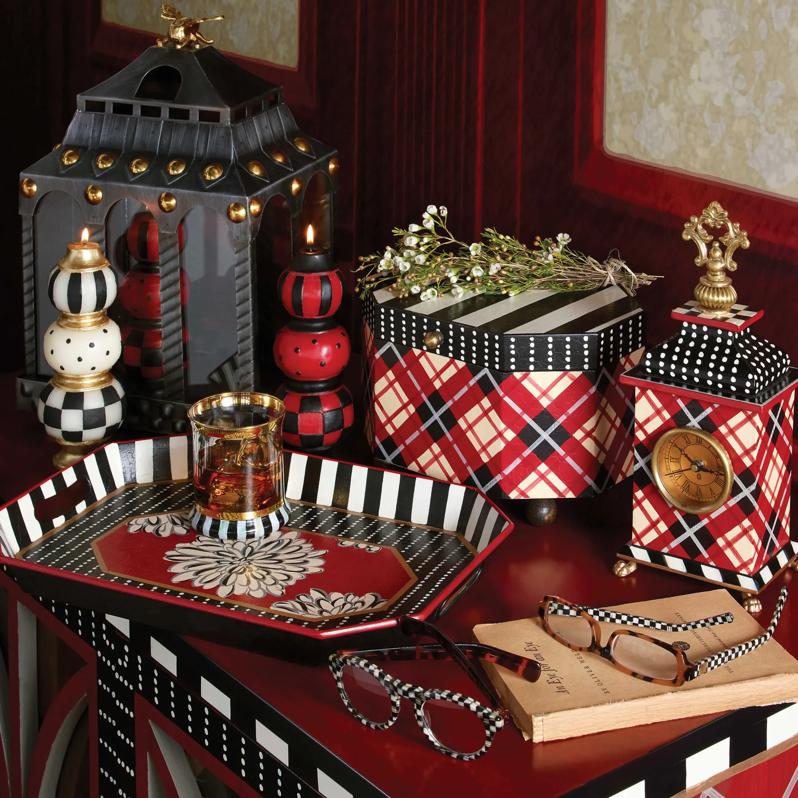 Discount MacKenzie-Childs Busy Bee Lantern