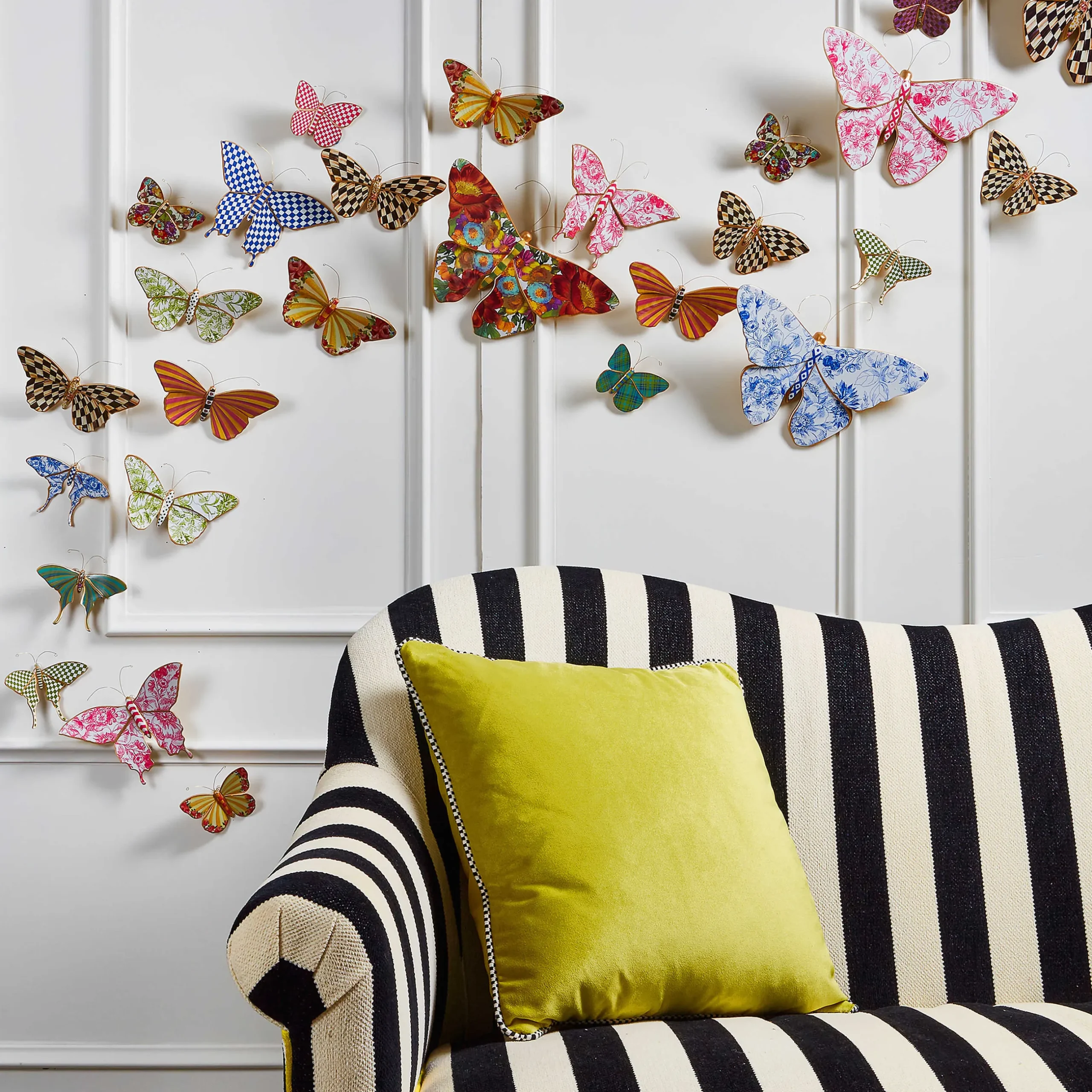 Best MacKenzie-Childs Butterfly Duo Wall Decor - Blue