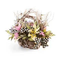 Discount MacKenzie-Childs Butterfly Garden Basket Arrangement