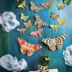 New MacKenzie-Childs Butterfly Trio Wall Decor - Pond