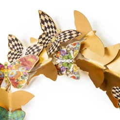 Outlet MacKenzie-Childs Butterfly Wreath