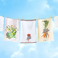 Outlet MacKenzie-Childs Cabbage Bouquet Dish Towel