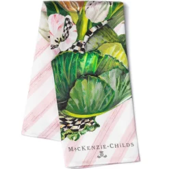 Outlet MacKenzie-Childs Cabbage Bouquet Dish Towel