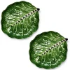Hot MacKenzie-Childs Cabbage Plates - Set Of 2