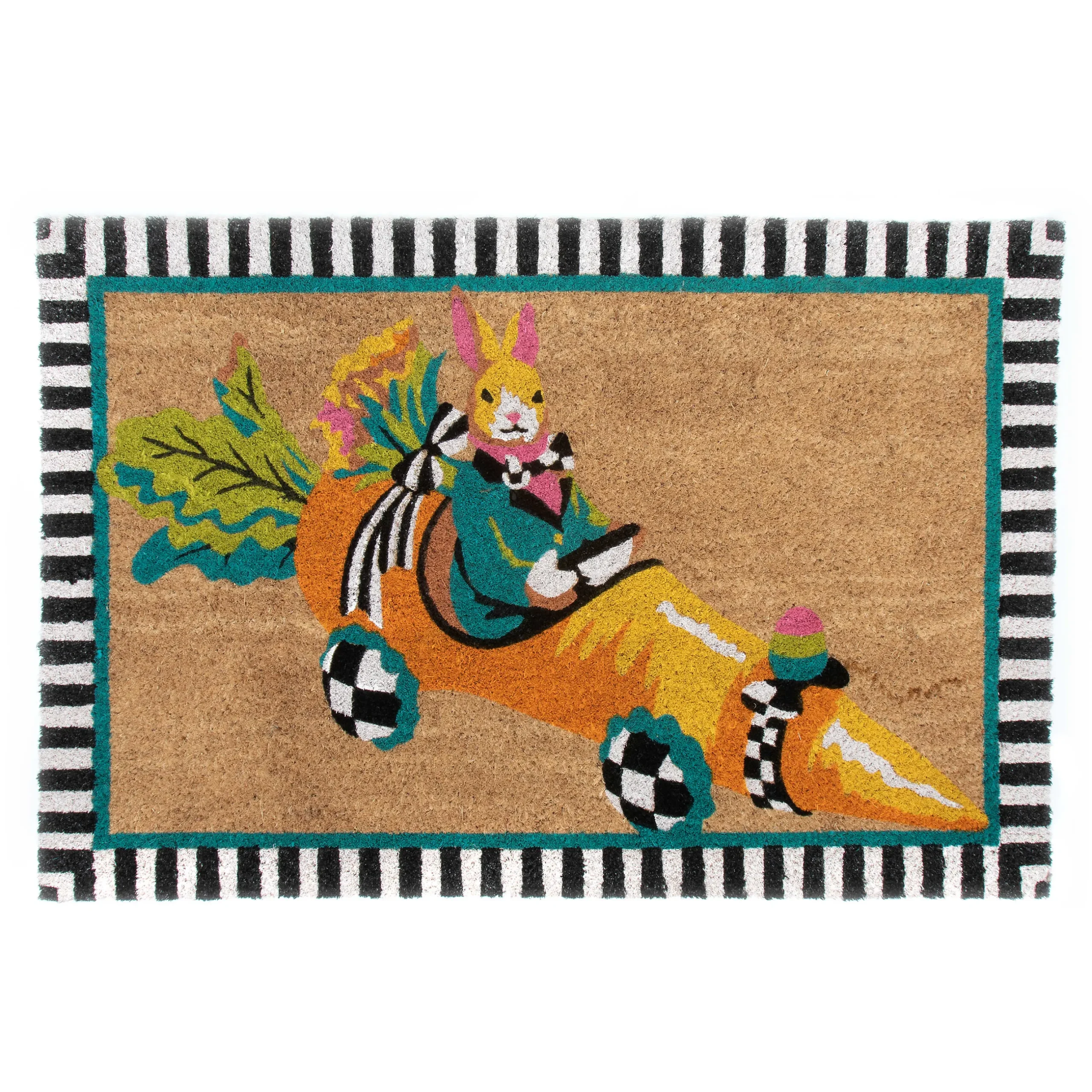 Best MacKenzie-Childs Captain Carrot Entrance Mat