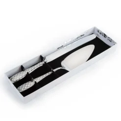 Clearance MacKenzie-Childs Check Cake Serving Set