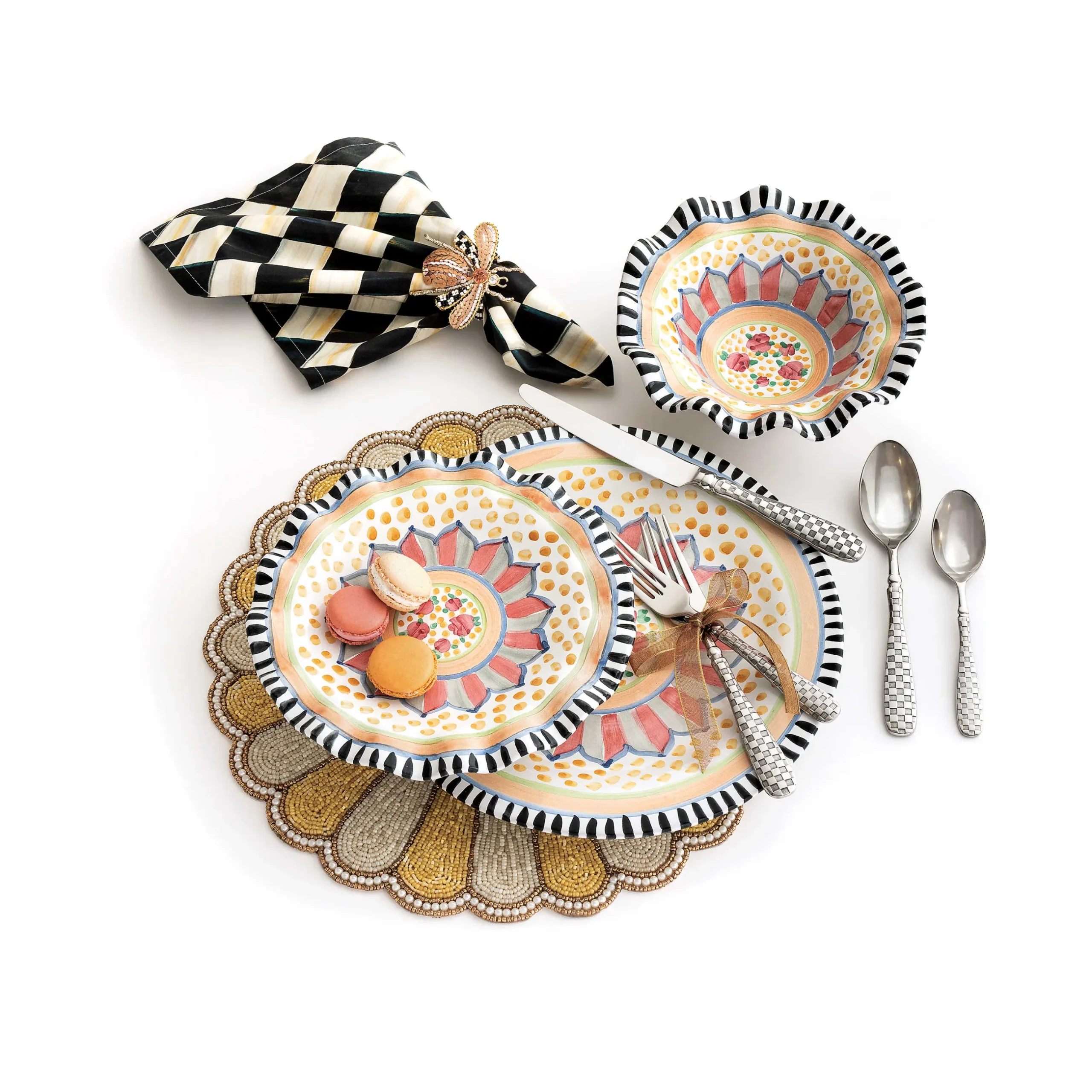 Sale MacKenzie-Childs Check Flatware - 5-Piece Place Setting