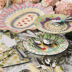 New MacKenzie-Childs Check Hostess Serving Set