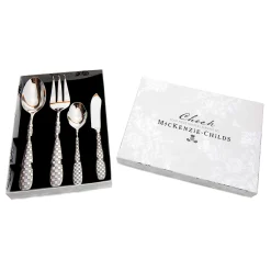 New MacKenzie-Childs Check Hostess Serving Set