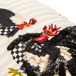 Clearance MacKenzie-Childs Chicken And Rooster Lumbar Pillow