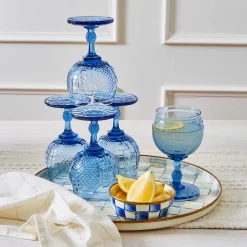 Discount MacKenzie-Childs Coquette Goblet - Blue