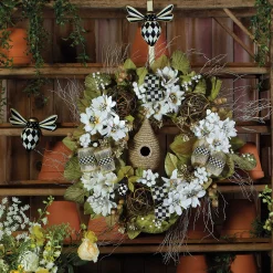 Best MacKenzie-Childs Courtly Check Bee Wall Decor