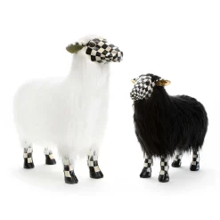 New MacKenzie-Childs Courtly Check Black Sheep - Small