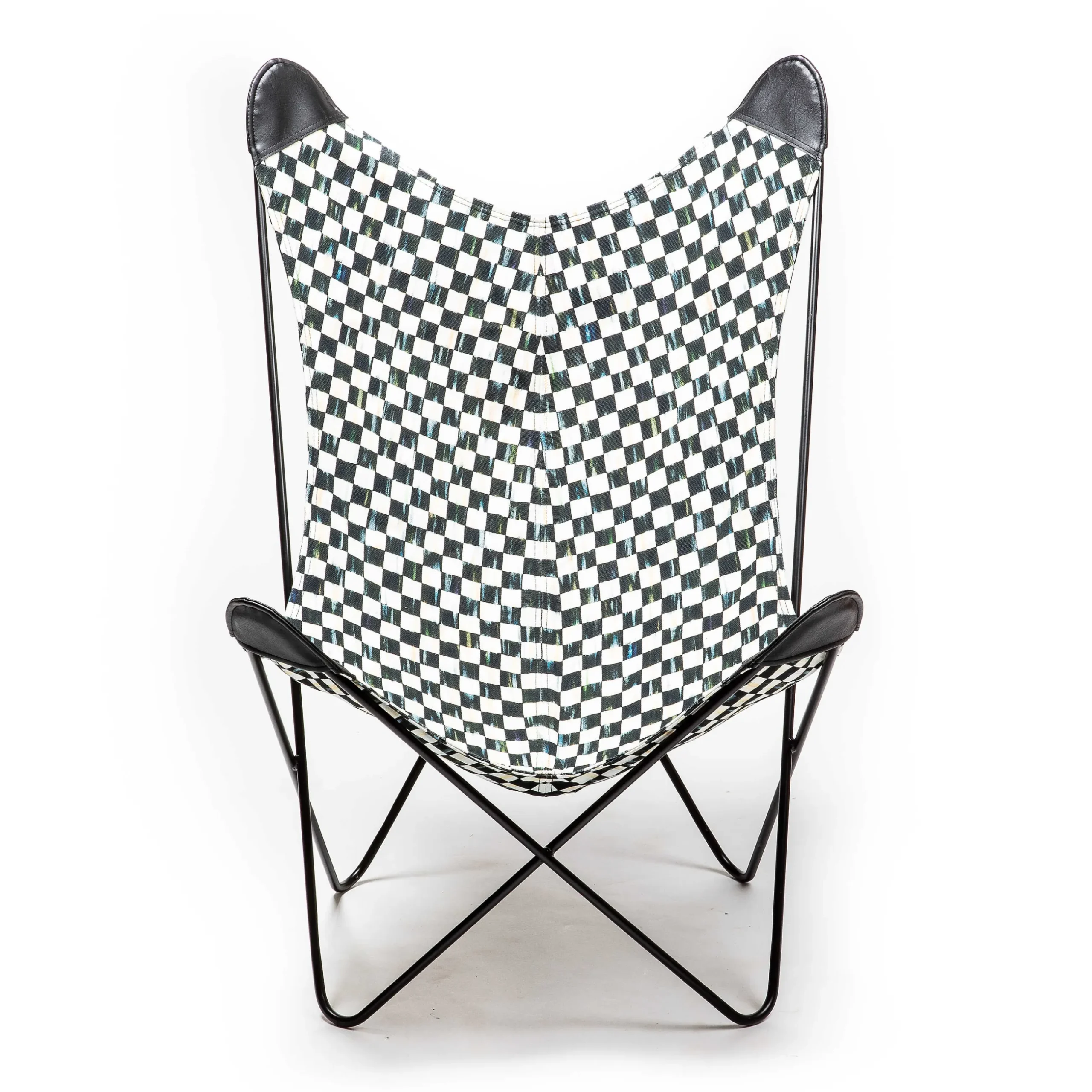 Hot MacKenzie-Childs Courtly Check Butterfly Chair