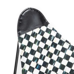 Hot MacKenzie-Childs Courtly Check Butterfly Chair
