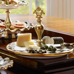 Online MacKenzie-Childs Courtly Check Cheese Course