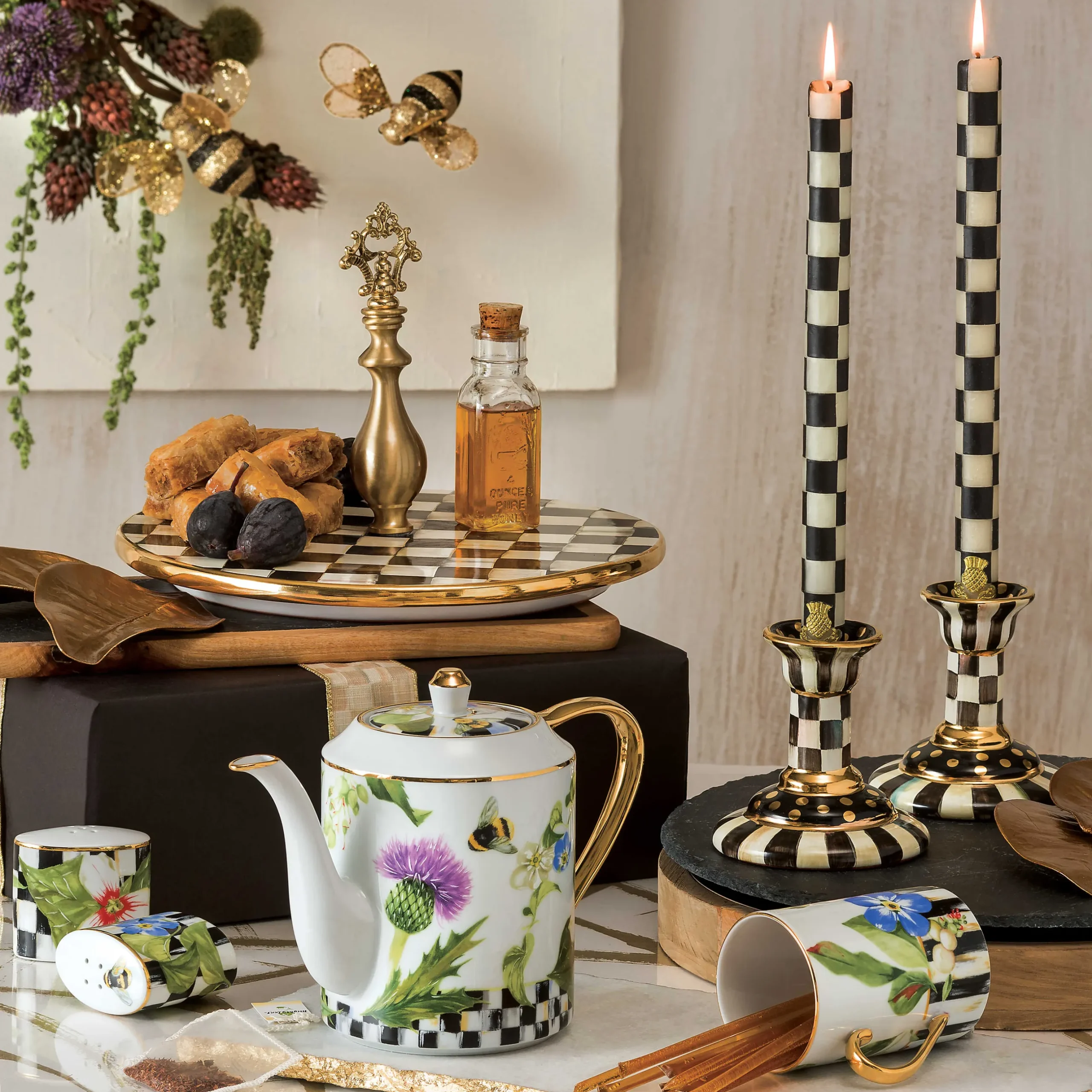 Online MacKenzie-Childs Courtly Check Cheese Course