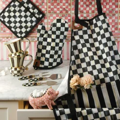 Outlet MacKenzie-Childs Courtly Check Cheese Knife Set
