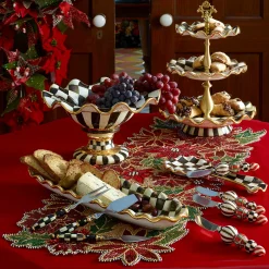 Outlet MacKenzie-Childs Courtly Check Cheese Knife Set